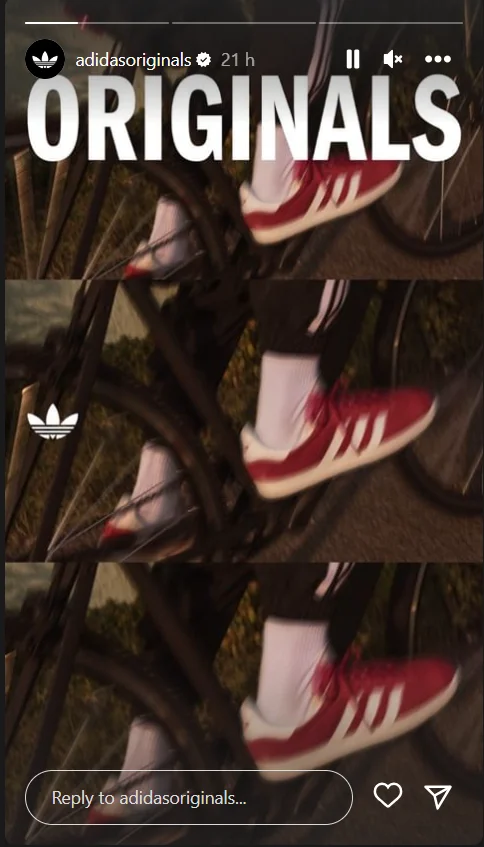 Adidas originals instagram outlet story