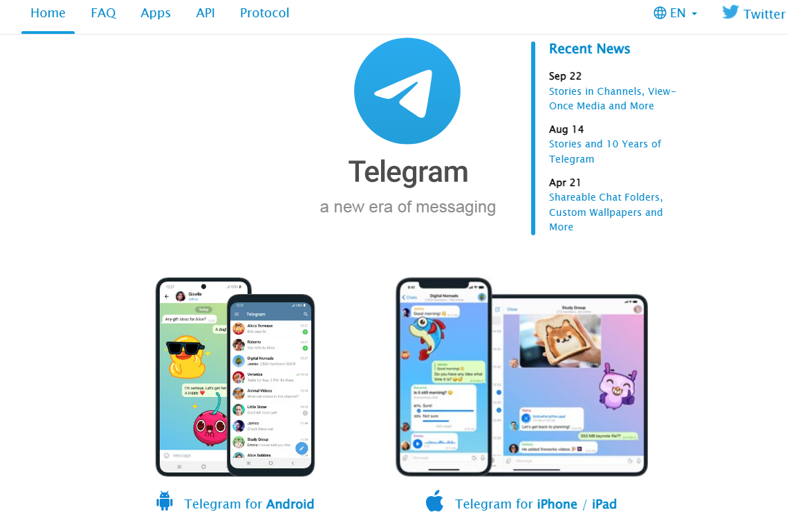 Telegram-social-media-platform