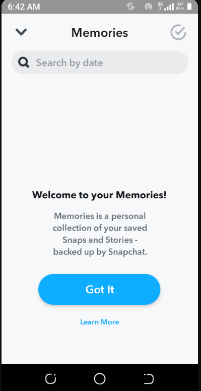 Snapchat memories 