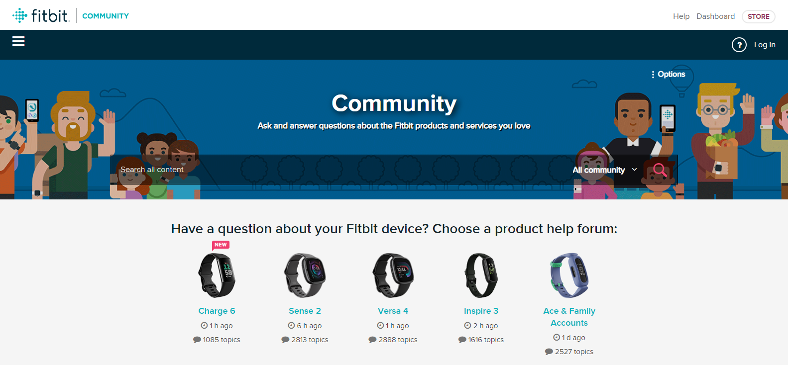 Fitbit online community- example