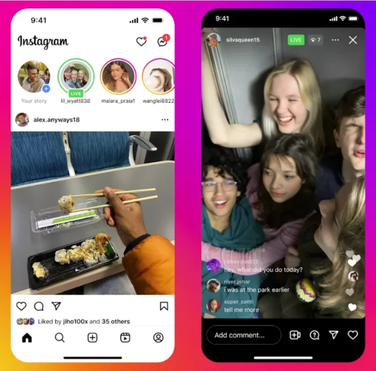 instagram live