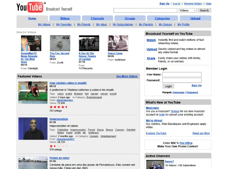 YouTube 2006